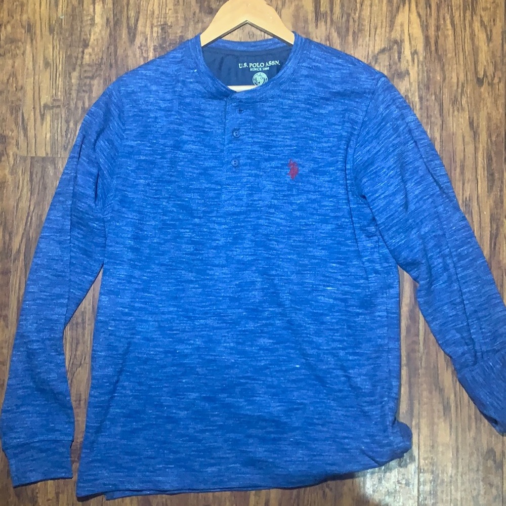 NEW US POLO ASSN Long Sleeve Henley (Small)